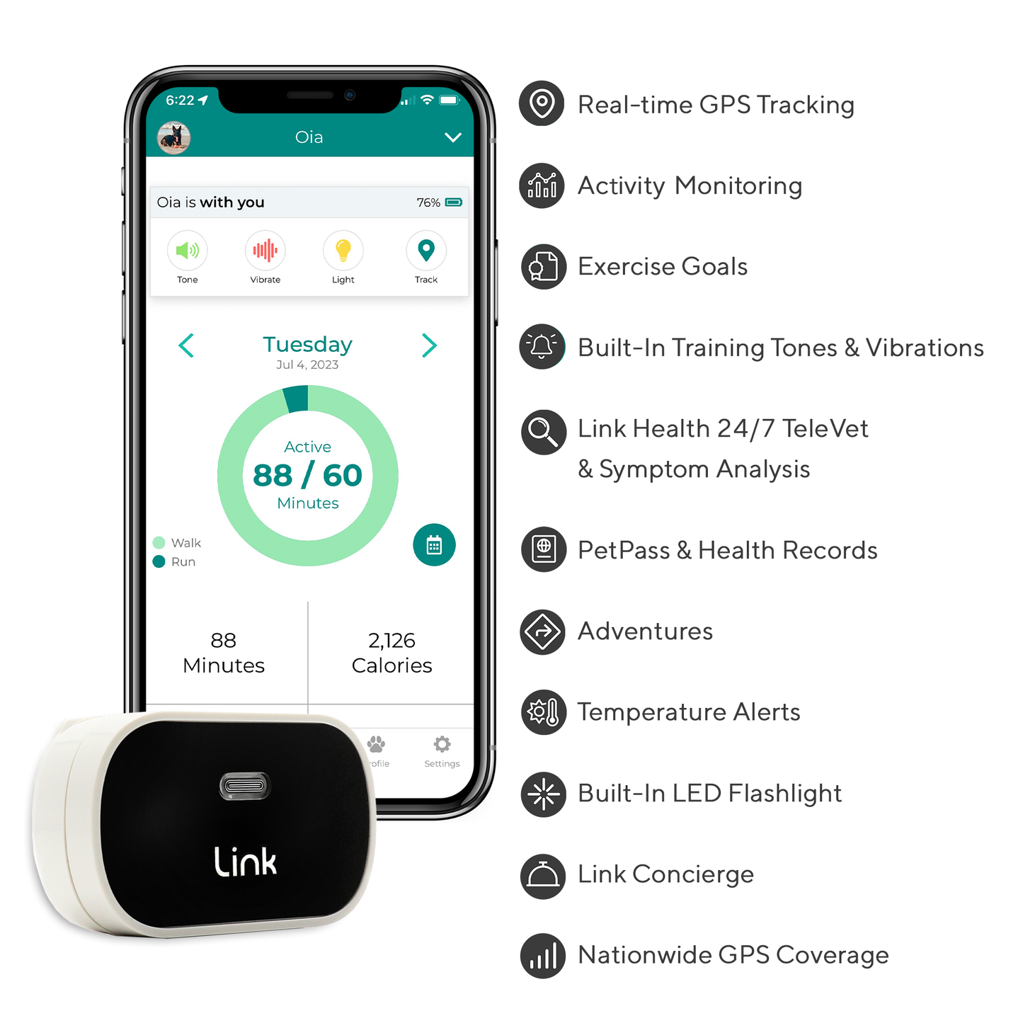 The Link My Pet Smart Wearable