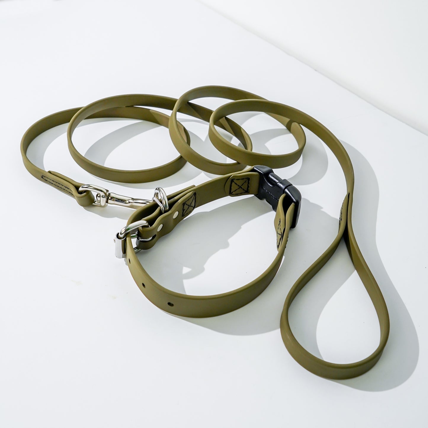 Link My Pet BioThane Collar & Leash Set
