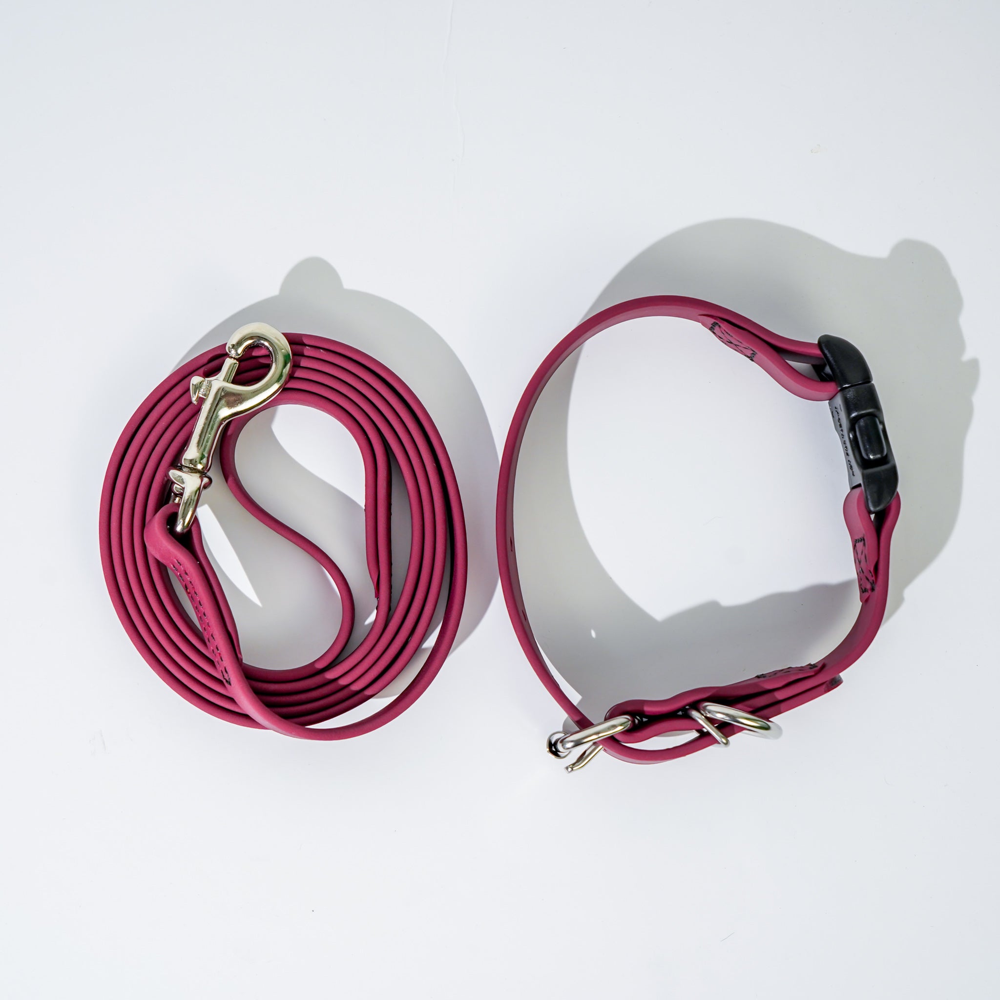 Link My Pet BioThane Collar & Leash Set